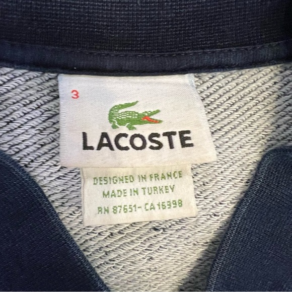 Vintage Lacoste Blue Button Down Jacket - Picture 3 of 8
